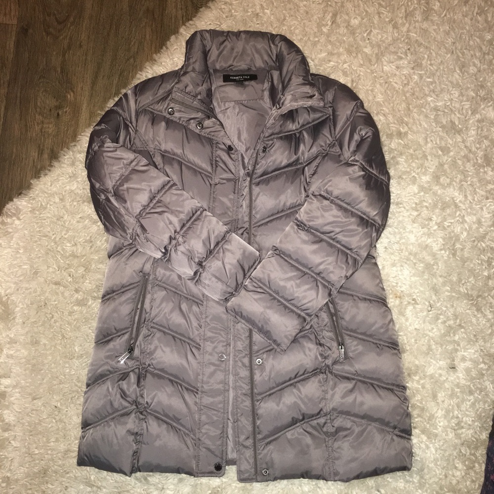 Kenneth Cole XL Gray puffy jacket!